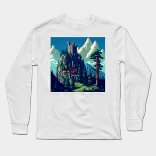 Retrogame login screen Long Sleeve T-Shirt